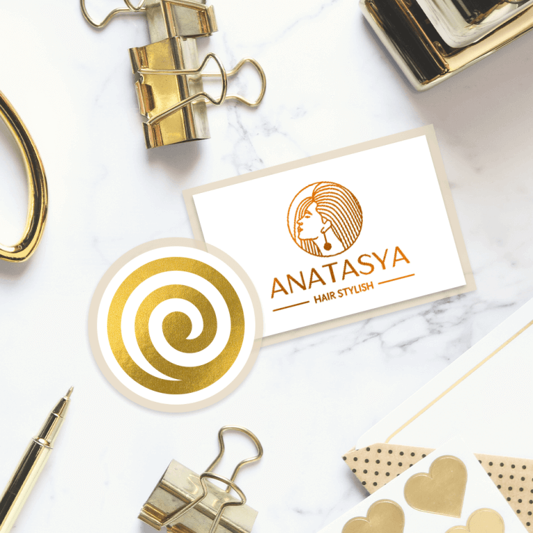 Stickers met foliedruk