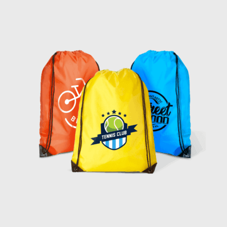 Oriole polyester rugzak met zwarten hoeken