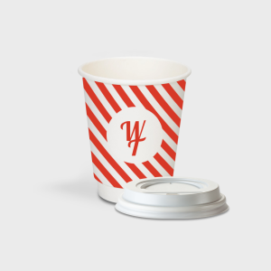 Kartonnen bekers enkelwandig