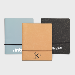 Notitieboekje A5 gerecycled leer