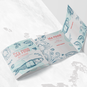 Wikkelvouw folders (8 zijdes)