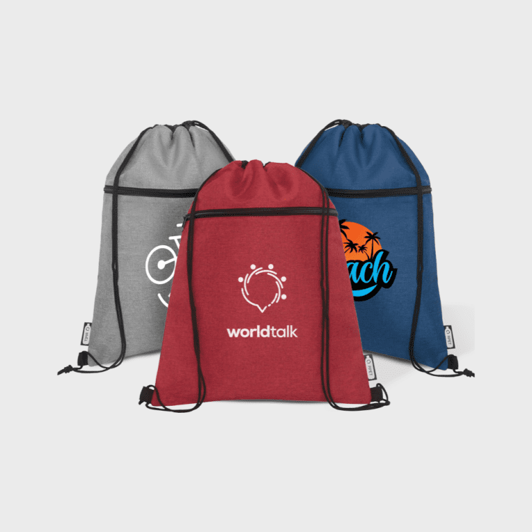 RPET rugzakje met rits in voorvak