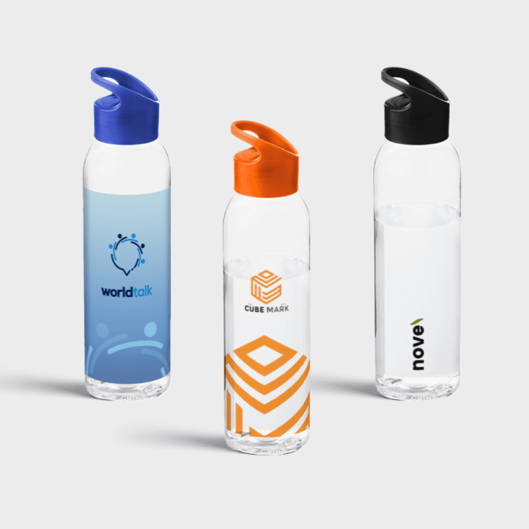 Gekleurde dop Tritan transparante waterfles | 650 ml