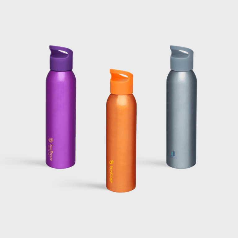 Drinkfles met ingebouwd handvat