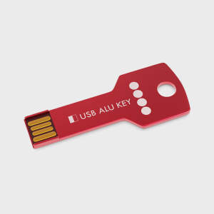 USB sleutel vorm aluminium