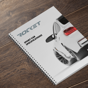 Wire-o brochure als menukaart