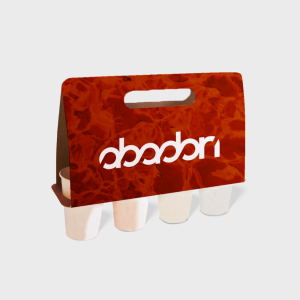 Kartonnen bekerhouder