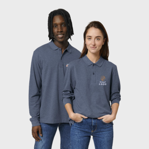 Stanley/Stella | Prepster Lange mouwen Zwaar katoenen Polo