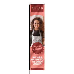 Rechthoekige beachflags