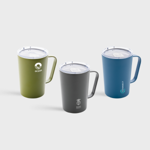 RCS gerecycled roestvrijstalen moderne vacuummok met deksel | 420 ml