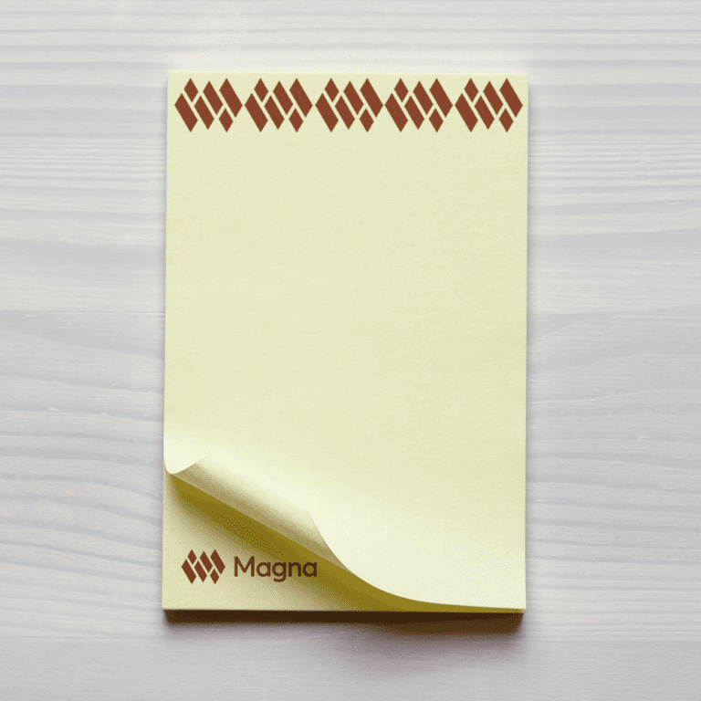 Zelfklevende Memoblokken.