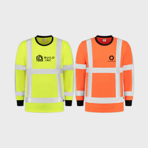Tricorp regular fit reflecterend T-shirt met lange mouwen