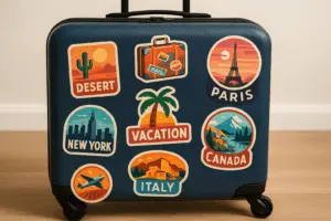 Kofferstickers Met Karakter: Hoe Jouw Koffer Opvalt Op De Bagageband