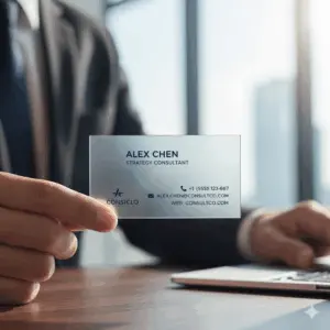 Transparante Visitekaartjes: De Modernste Eerste Indruk