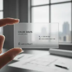 Hoe Ontwerp Je Het Perfecte Transparante Visitekaartje?