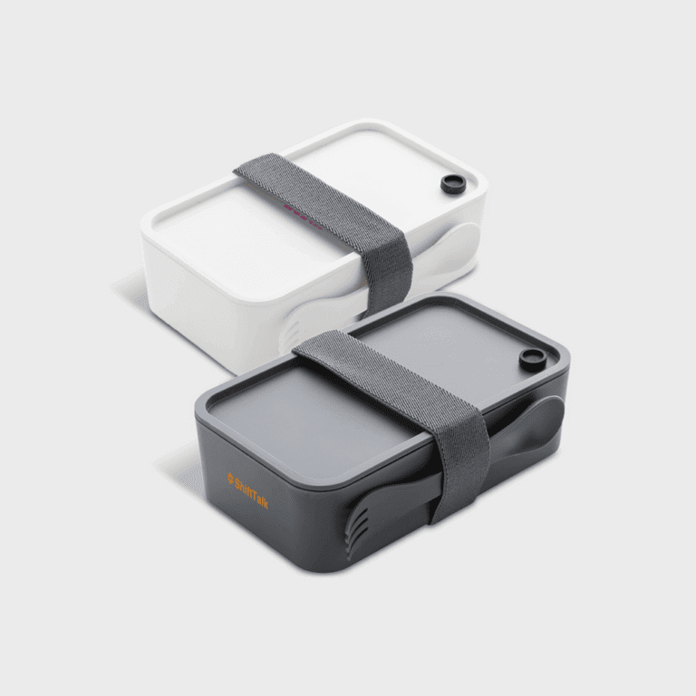 PP lunchbox met spork